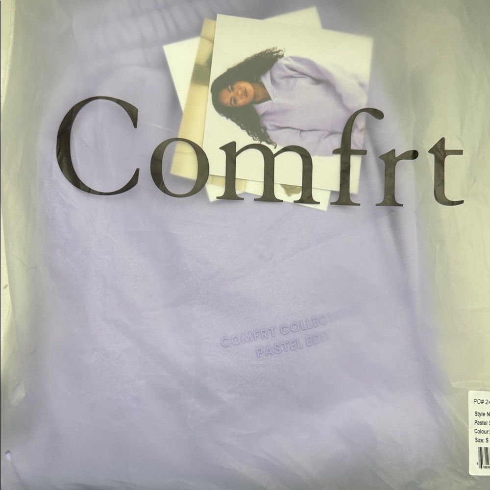 Comfrt Pastel Purple Sweatpants